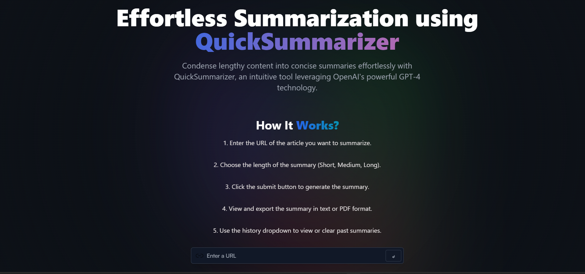 AI-Based Text Summarizer